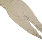 CATHERINE MALANDRINO Womens Beige Playsuit M Sleeveless V-Neck Waist Tie Relaxed