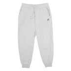 FILA Mens Joggers Grey Slim Tapered S W28 L26 Cotton Blend Casual Lounge Wear