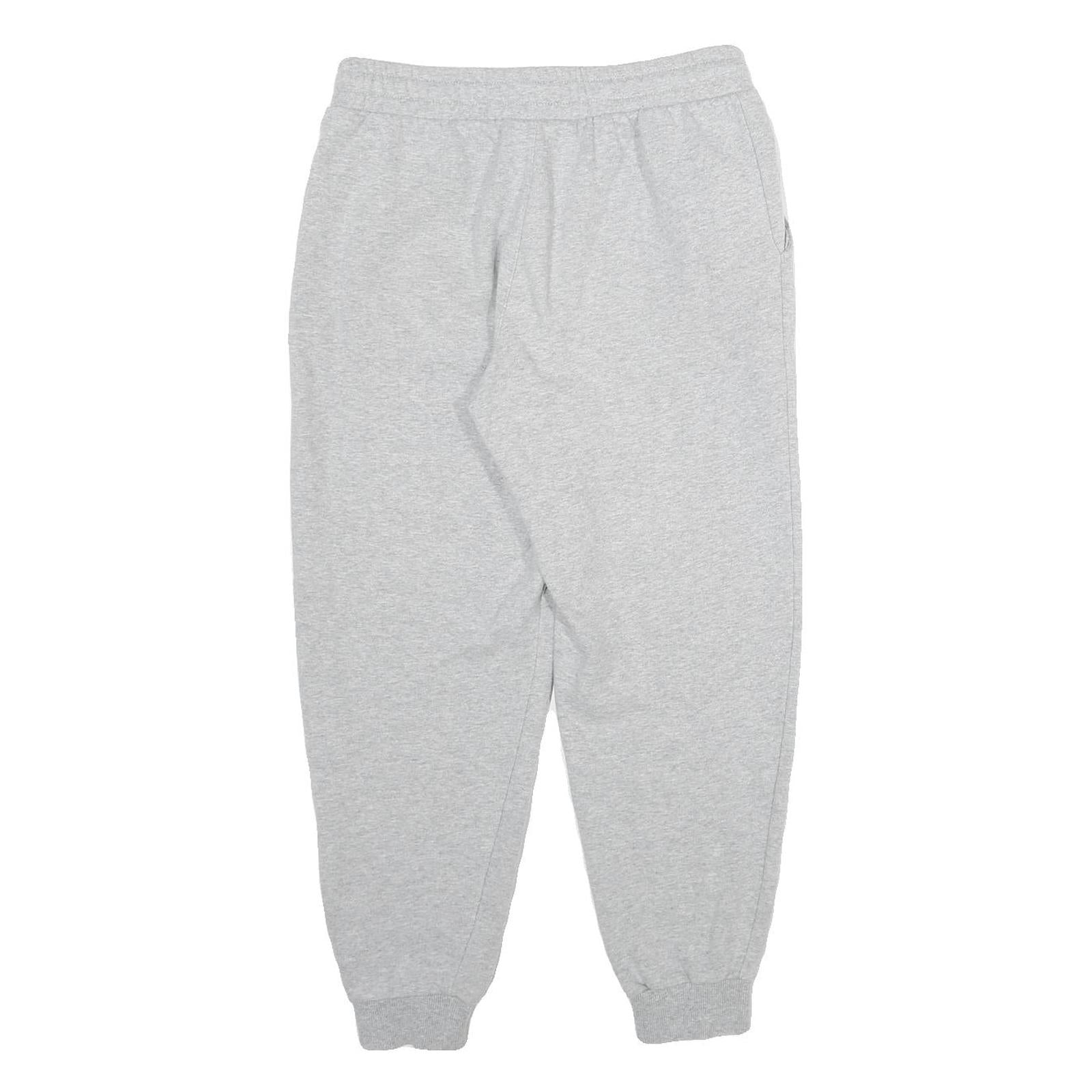 FILA Mens Joggers Grey Slim Tapered S W28 L26 Cotton Blend Casual Lounge Wear