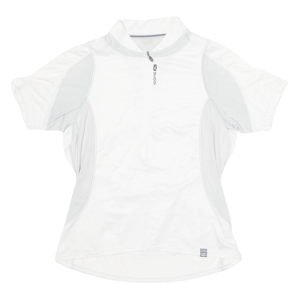 SUGOI Cycling Womens Jersey White 1/4 Zip S