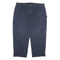 CARHARTT Mens Jeans Navy Blue Regular Straight Denim Medium W46 L30 Workwear