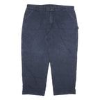 CARHARTT Mens Jeans Navy Blue Regular Straight Denim Medium W46 L30 Workwear