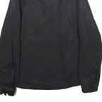 KAPPA Mens Black Nylon Jacket S Plain Zip Casual Lightweight Sportswear