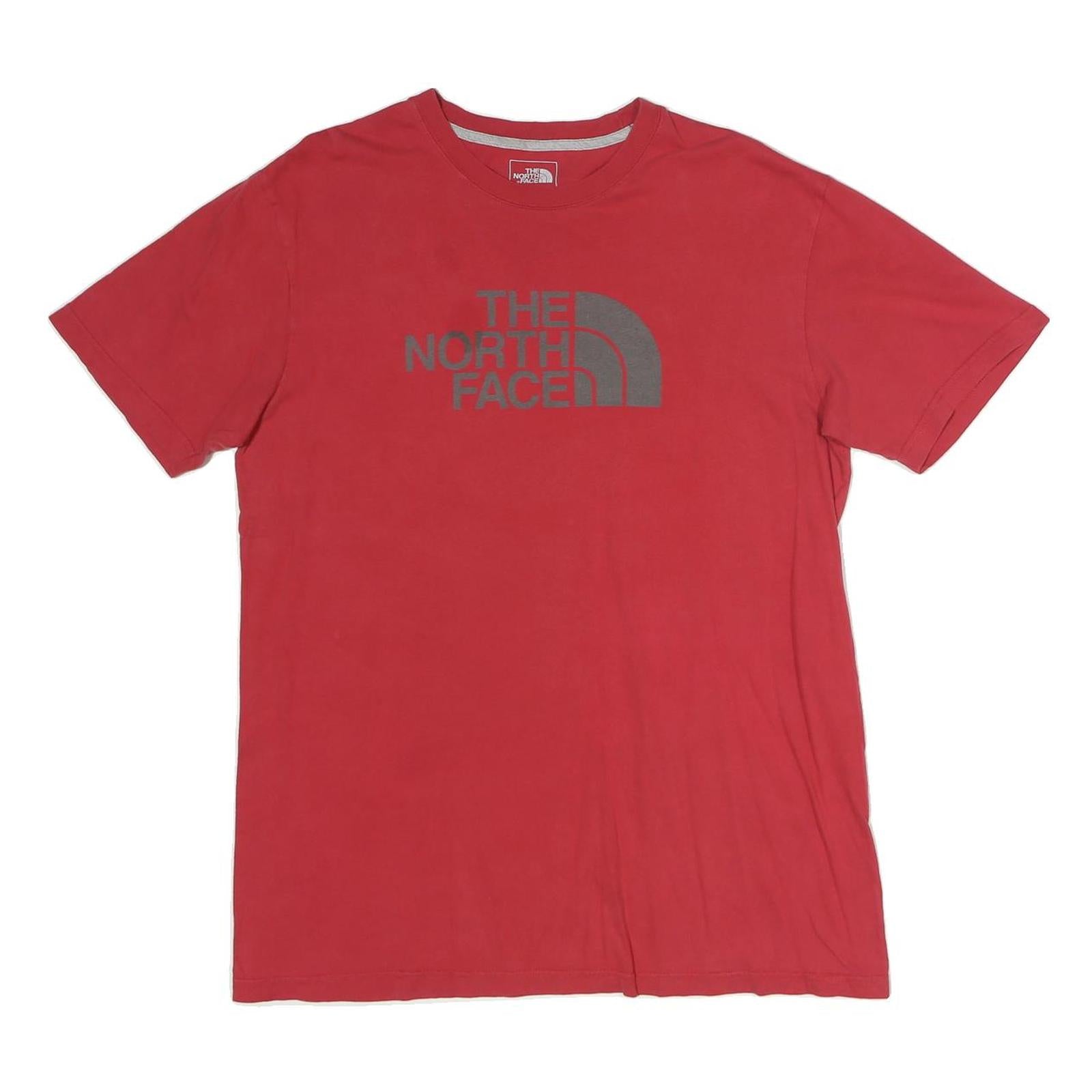 THE NORTH FACE Mens Red Graphic T-Shirt M Short Sleeve Crew Neck Casual