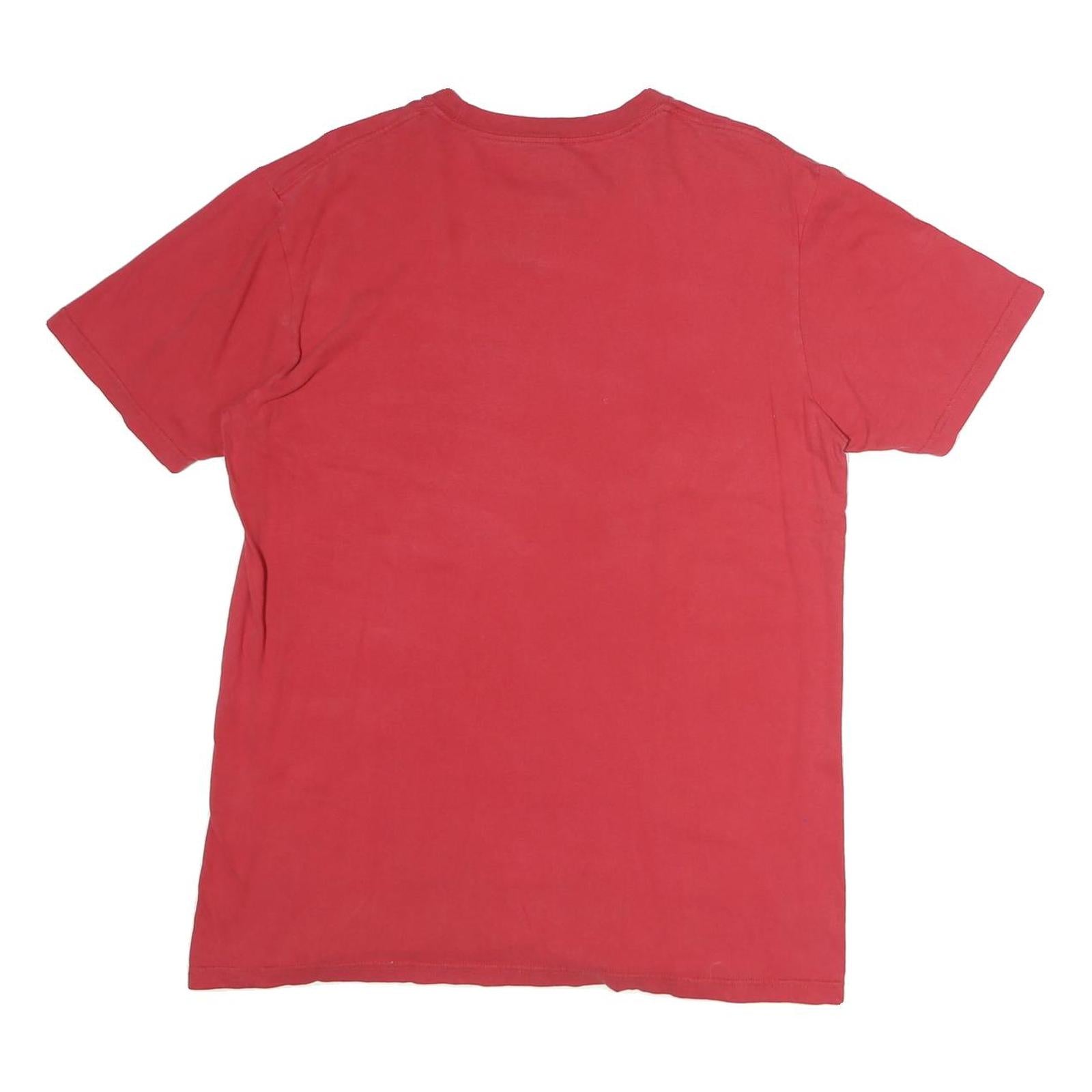 THE NORTH FACE Mens Red Graphic T-Shirt M Short Sleeve Crew Neck Casual