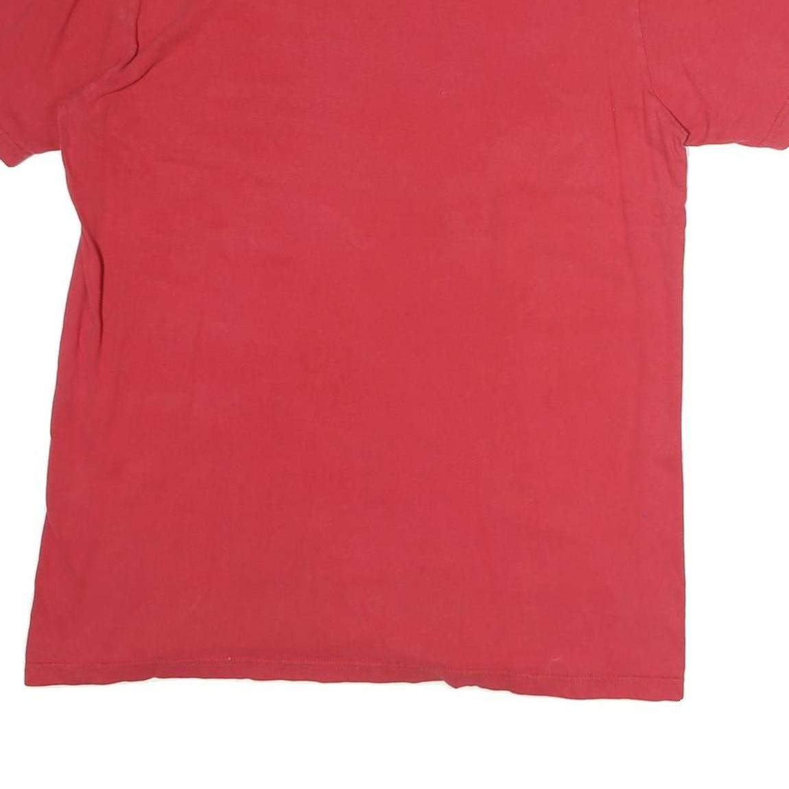 THE NORTH FACE Mens Red Graphic T-Shirt M Short Sleeve Crew Neck Casual