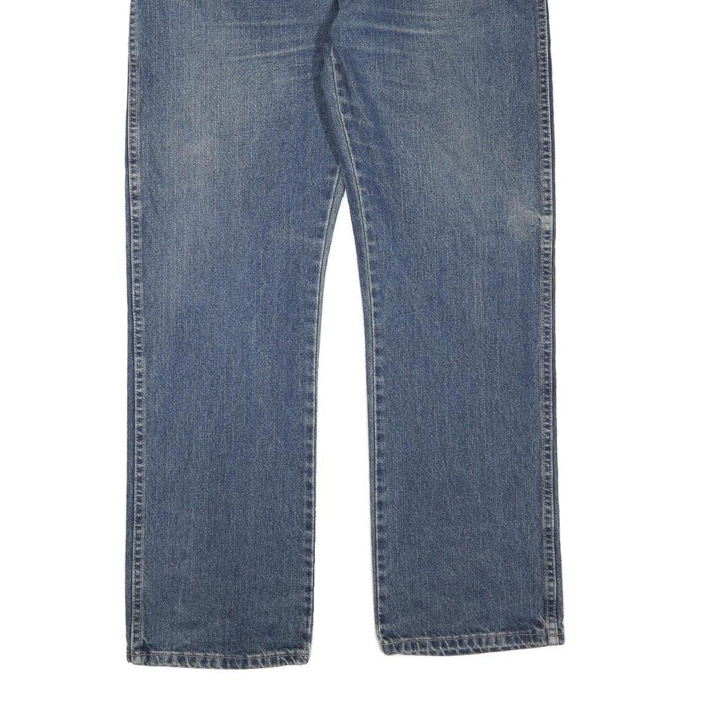 DICKIES Mens Blue Regular Fit Straight Denim Jeans W38 L32 Classic Zip Closure