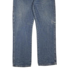 DICKIES Mens Blue Regular Fit Straight Denim Jeans W38 L32 Classic Zip Closure