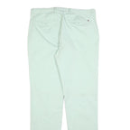 TOMMY HILFIGER Mens Cotton Blend White Regular Straight Trousers W34 L34 Smart