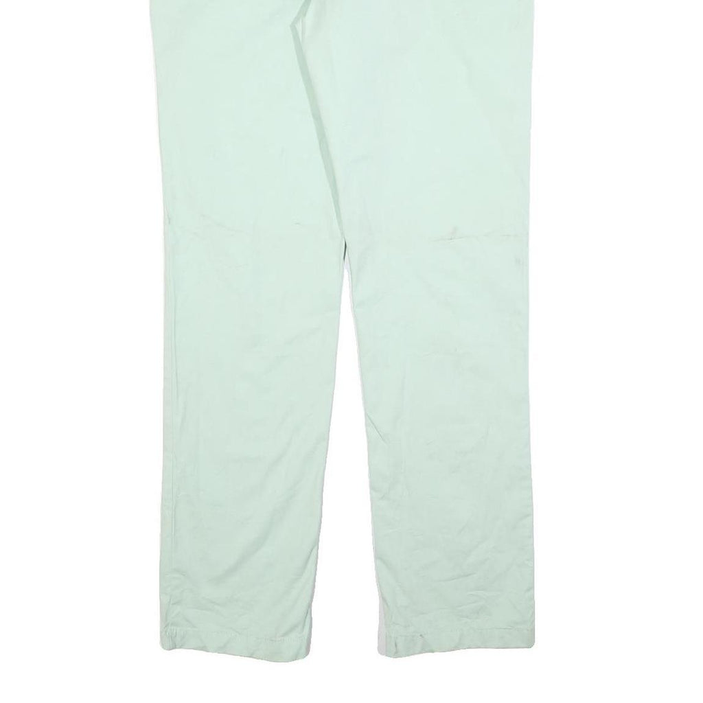 TOMMY HILFIGER Mens Cotton Blend White Regular Straight Trousers W34 L34 Smart