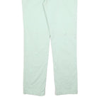 TOMMY HILFIGER Mens Cotton Blend White Regular Straight Trousers W34 L34 Smart