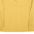 GERRY WEBBER Womens Yellow Button Shirt Long Sleeve Collar L Cotton Blend