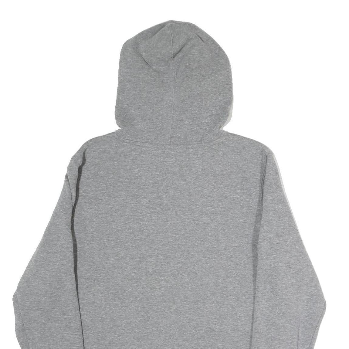 FILA Mens Grey Hoodie L Cotton Blend Pullover Drawstring Sweatshirt