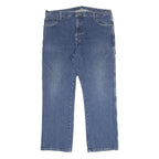 DICKIES Mens Blue Relaxed Straight Denim Medium W36 L30 Workwear Jeans
