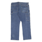 DICKIES Mens Blue Relaxed Straight Denim Medium W36 L30 Workwear Jeans