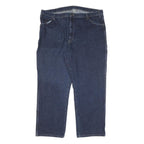 DICKIES Mens Jeans Blue Regular Straight Denim Medium W42 L30 Workwear
