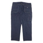 DICKIES Mens Jeans Blue Regular Straight Denim Medium W42 L30 Workwear
