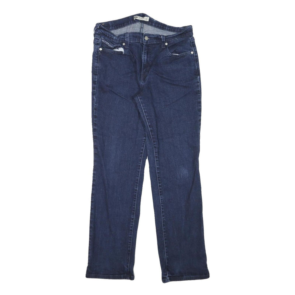 LEVI'S 505 Womens Jeans Blue Regular Straight Denim Medium W30 L30 Classic Fit