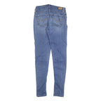 LEVI'S Womens Slim Blue Denim Light Wash Jeans W27 L30 Skinny Cotton Blend Zip