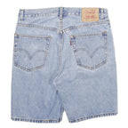 LEVI'S Mens Shorts Blue Denim Classic M W32 505 Style Cotton Cotton Casual
