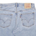LEVI'S Mens Shorts Blue Denim Classic M W32 505 Style Cotton Cotton Casual