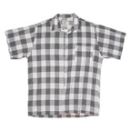CAPOCAL Mens Shirt Grey Check L