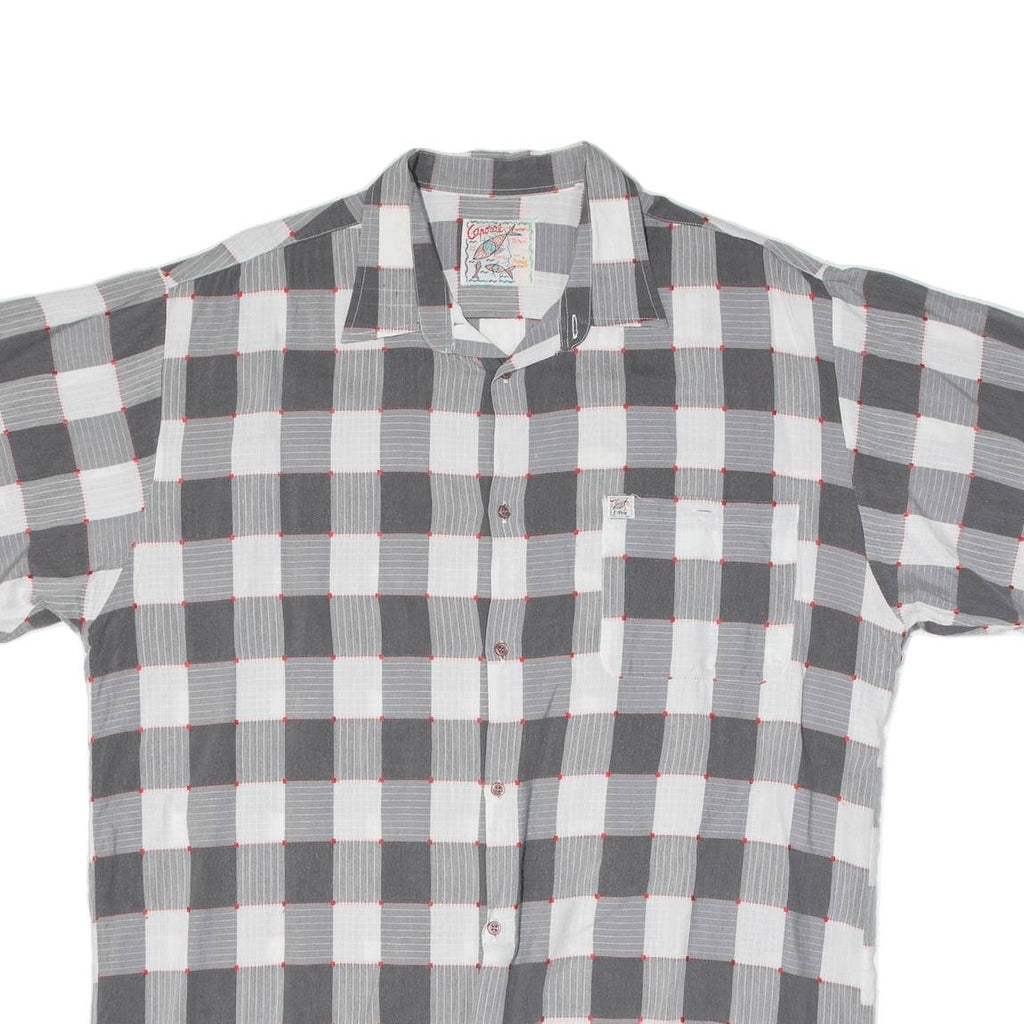 CAPOCAL Mens Shirt Grey Check L
