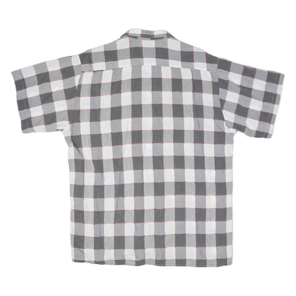 CAPOCAL Mens Shirt Grey Check L