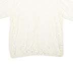 GLOBUS Mens White Relaxed Shirt L Soft Viscose Summer Casual