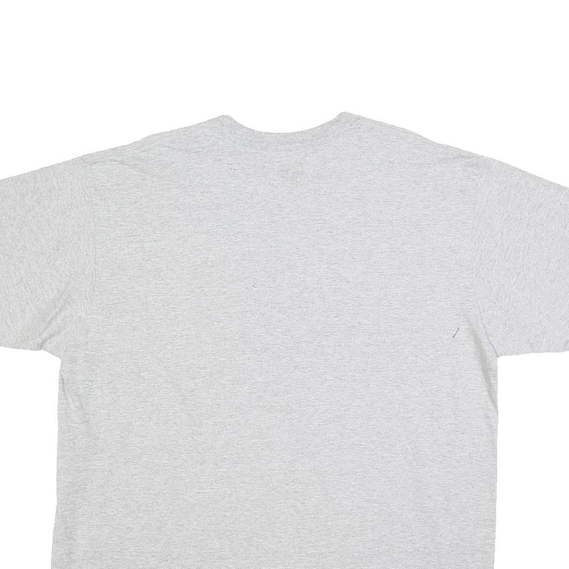 REEBOK Mens Grey Super Bowl Champions Graphic T-Shirt XL Short Sleeve Crew Neck