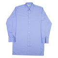 AMSA Mens Plain Shirt Blue Long Sleeve L