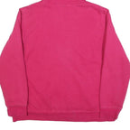 TOMMY HILFIGER Womens Pink Zip Up Hoodie XL Casual Cotton Blend Sweatshirt