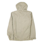 LEVI'S Mens Beige Polyester Blend Hooded Jacket S Plain Casual Zip