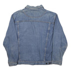 ROUNDY RIDGE Mens Blue Denim Button Jacket M Woven Classic Fit Casual