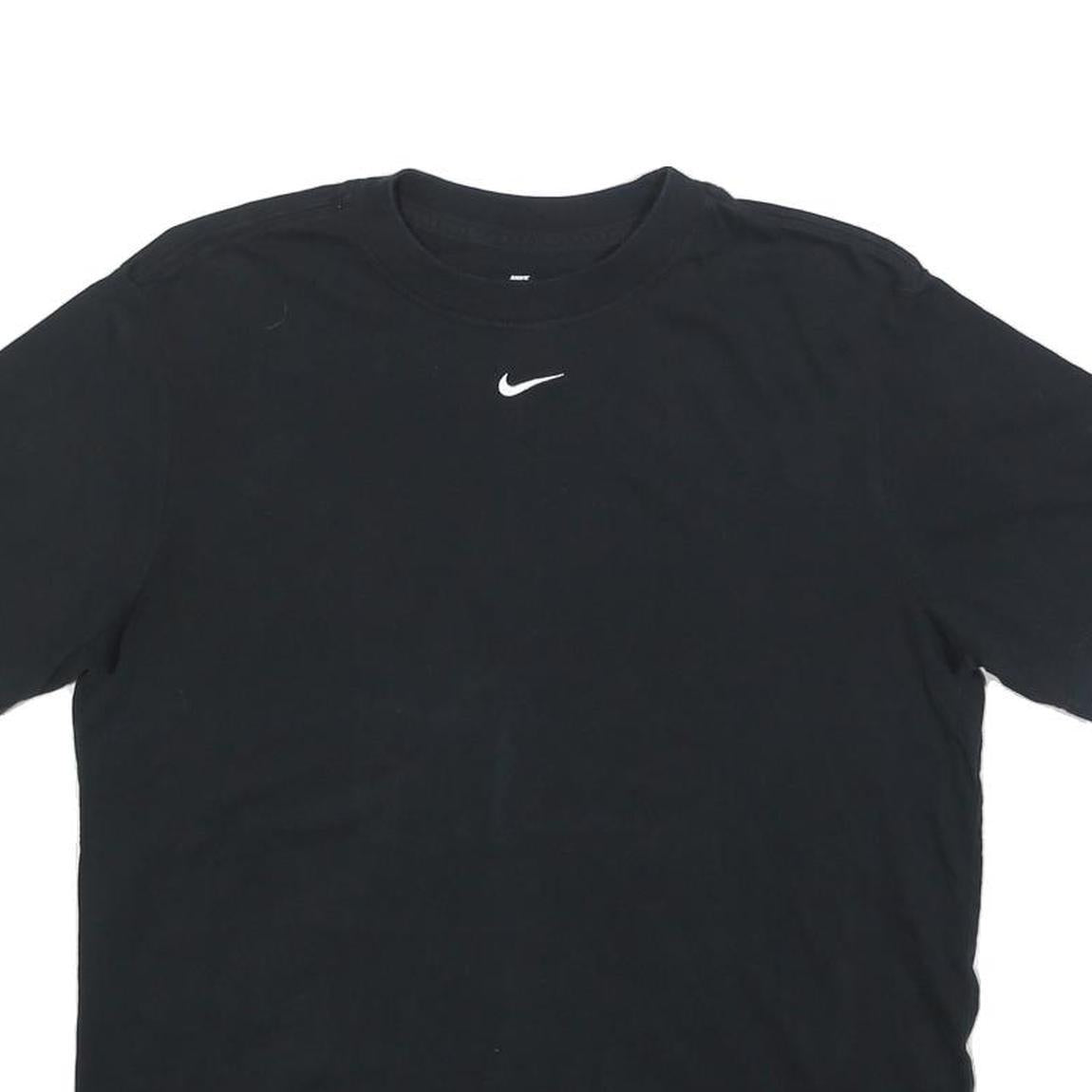 NIKE Womens Black Classic T-Shirt XS Short Sleeve Crew Neck Sports Casual
