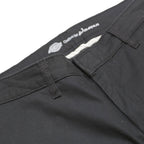 DICKIES Womens Black Cotton Blend Slim Trousers W30 L30 Zip Closure