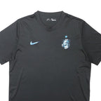 NIKE Mens Black England Star Badge Graphic T-Shirt 2XL Short Sleeve Crew Neck