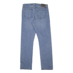 WRANGLER Mens Regular Fit Straight Leg Denim Light Blue Cotton Blend Jeans W32