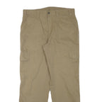 MCGREGOR Mens Relaxed Beige Cargo Trousers W34 L31 Cotton Blend Zip Pocket