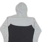 NIKE Mens Grey & Black Logo Pullover Hoodie M Sweatshirt Casual Sportswear