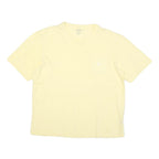 CHAPS Mens Yellow Plain T-Shirt M Short Sleeve Crew Neck Pocket Casual Cotton