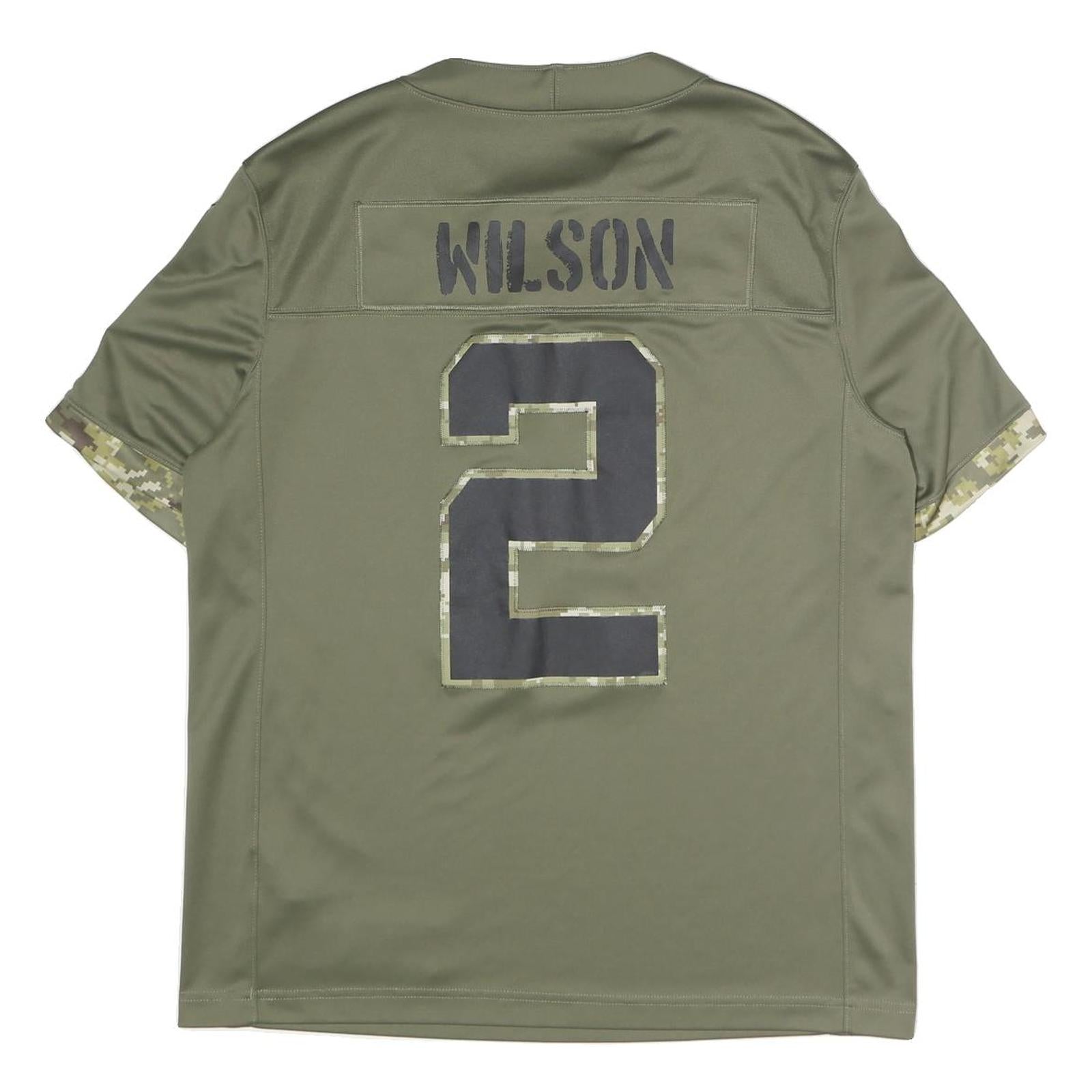 NIKE Mens Green New York Jets Football Shirt L Short Sleeve V-Neck NFL