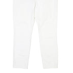 TOMMY HILFIGER Womens White Slim Jeans Cotton Button W33 L27 Classic Fit