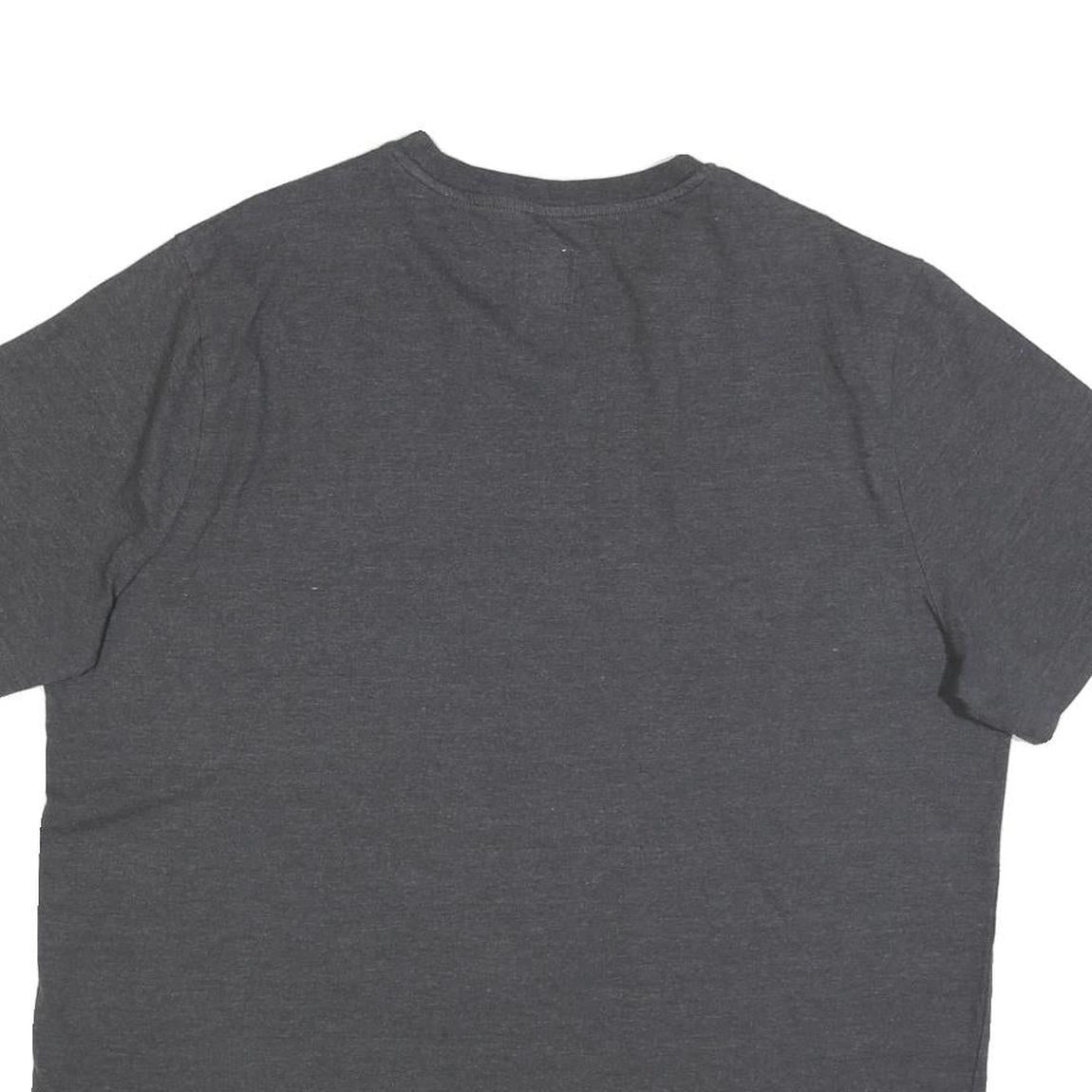 CHAMPION Mens Grey Graphic T-Shirt XL Short Sleeve Crew Neck Cotton Blend