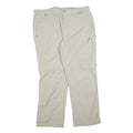 SWITCHER Mens Beige Regular Fit Straight Leg Trousers W40 L30 Casual Outdoor Zip