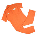 RED KAP Mens Orange Cotton Blend Dungarees Regular Fit Workwear 2XL W46 L29