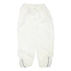 Mens White Joggers L W25 L25 Loose Tapered Polyester Blend Casual
