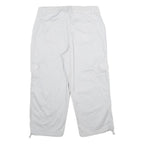 STYLE & CO Womens White Cargo Casual Shorts UK 10 W30 Cotton Blend
