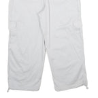 STYLE & CO Womens White Cargo Casual Shorts UK 10 W30 Cotton Blend