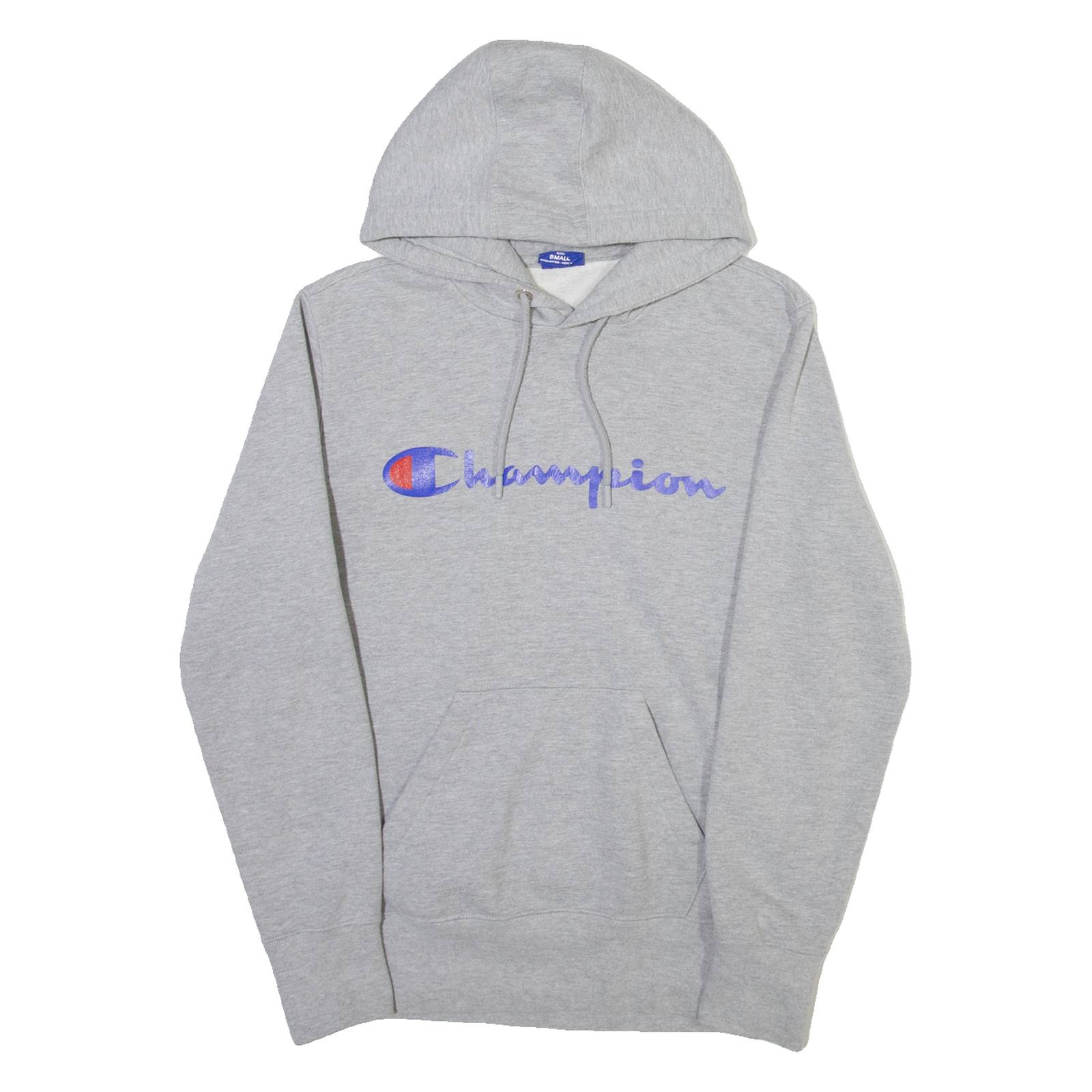 CHAMPION Mens Grey Hoodie S